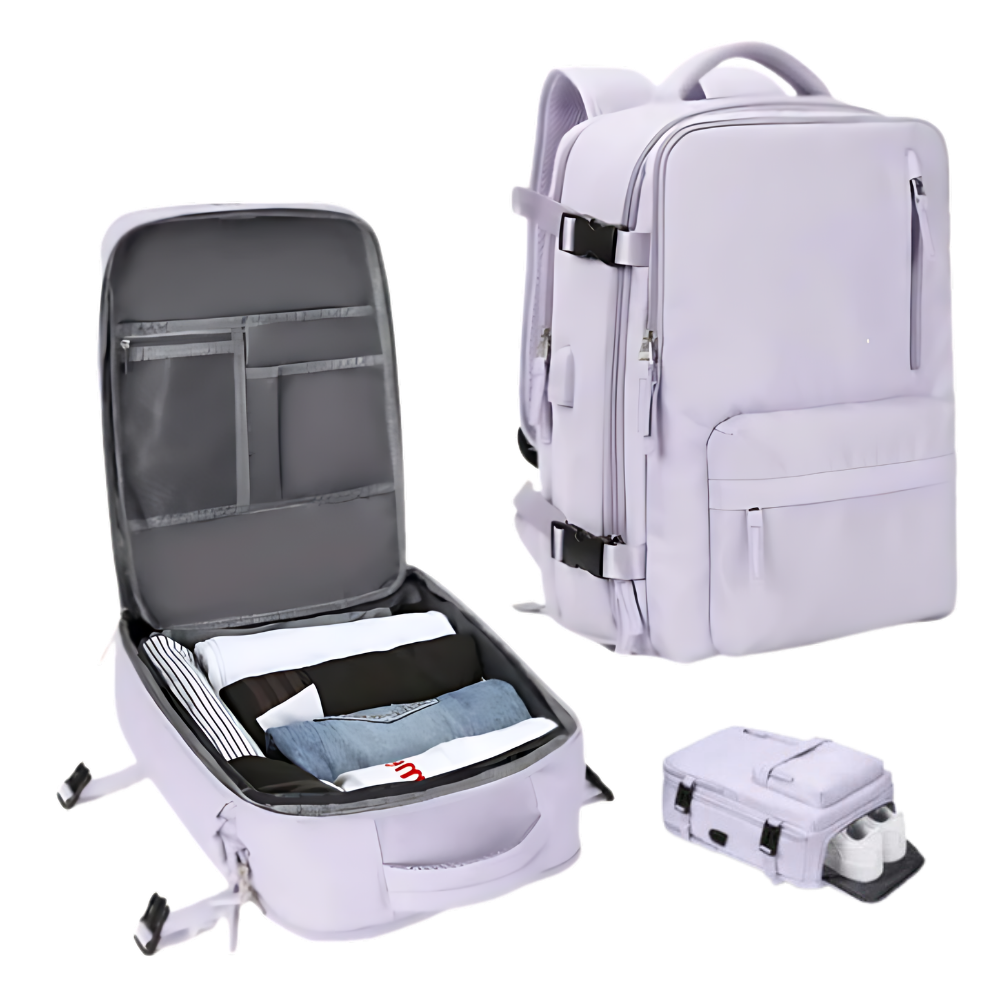 Wasserdichter Reiserucksack mit USB