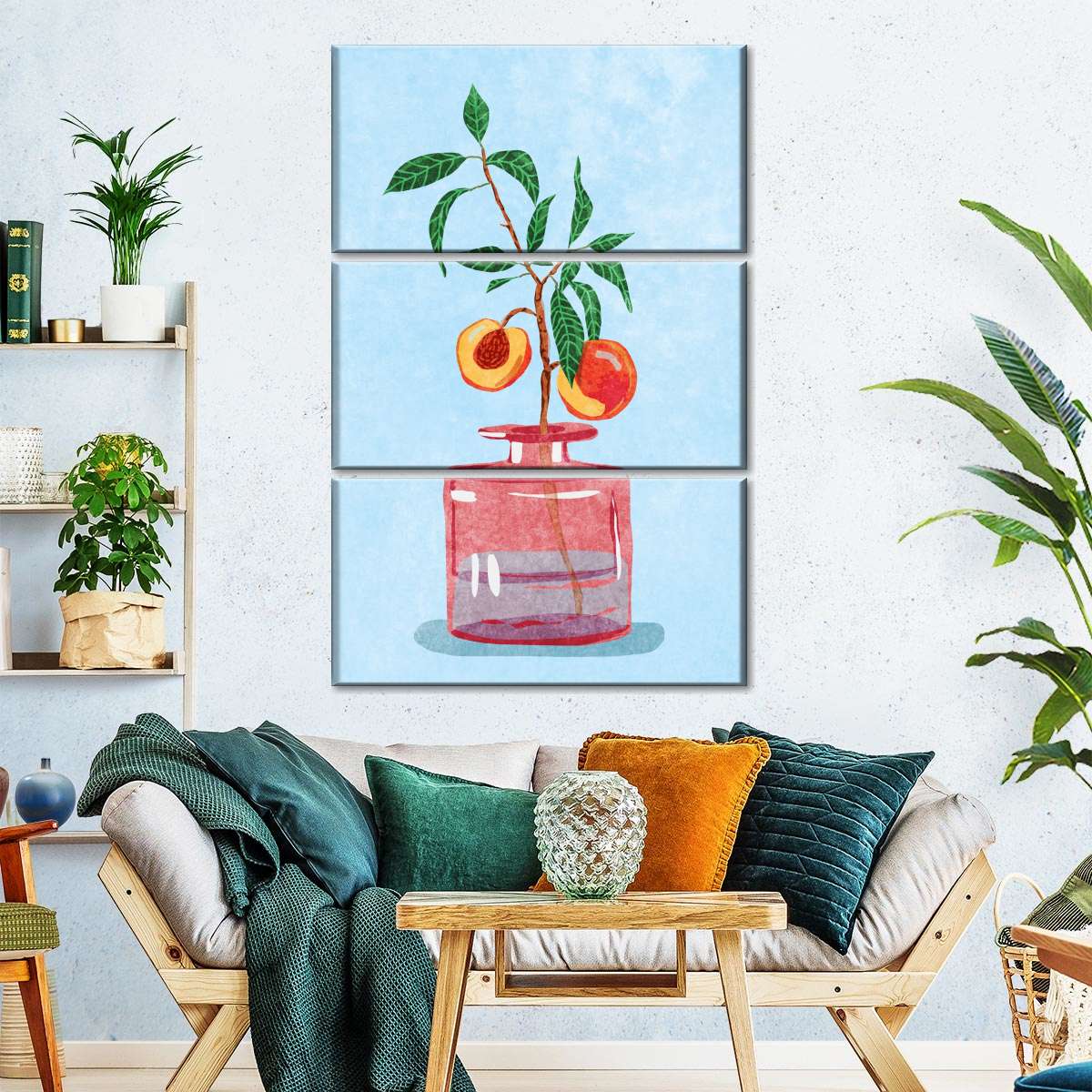 Sandsberg | Pfirsichbaum in Vase Wandkunst