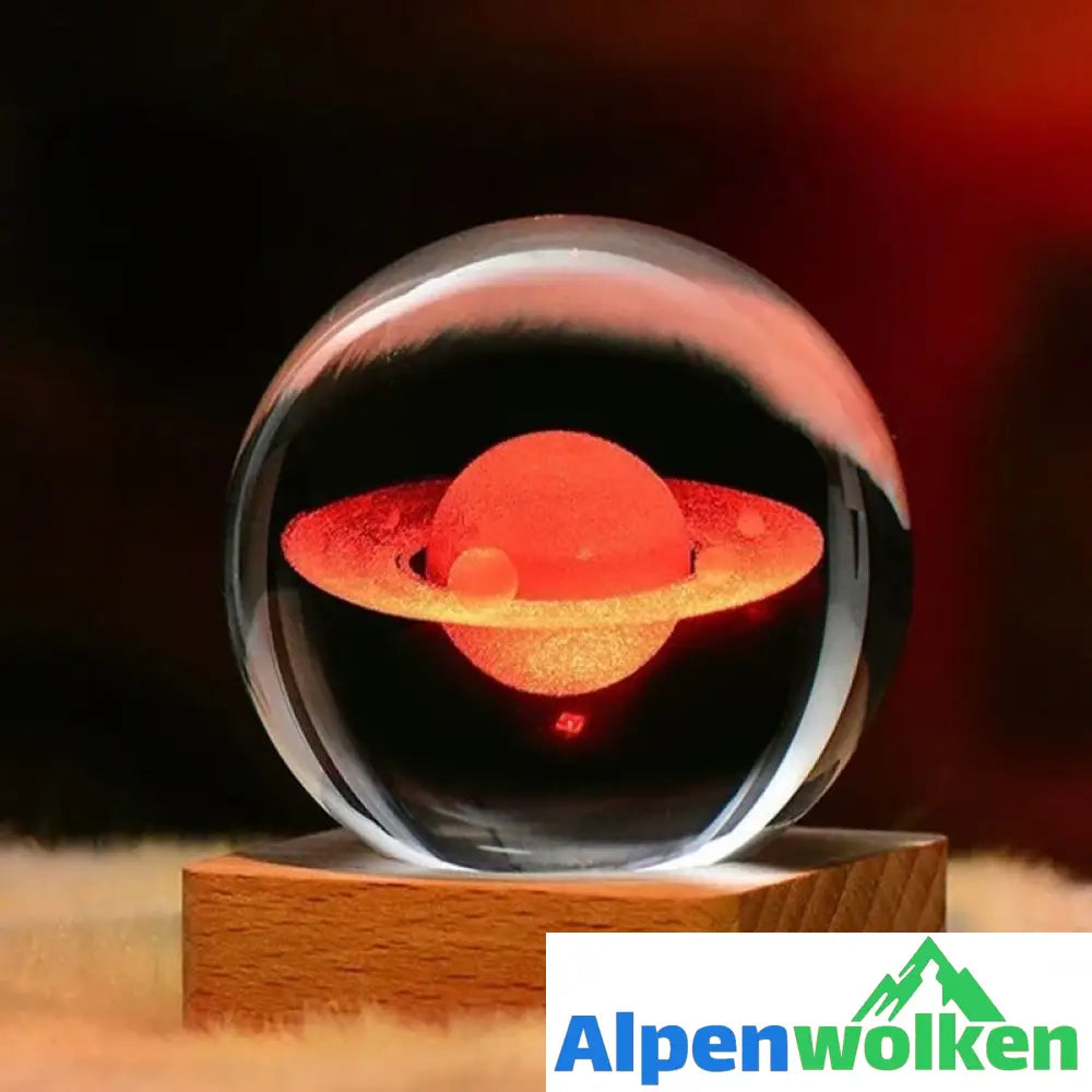 🪄Weihnachtsrabatt-50% Rabatt✨3D Galaxy Kristallkugel Nachtlicht Dekorlampe