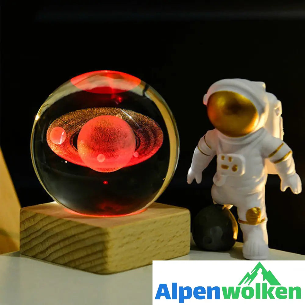 🪄Weihnachtsrabatt-50% Rabatt✨3D Galaxy Kristallkugel Nachtlicht Dekorlampe