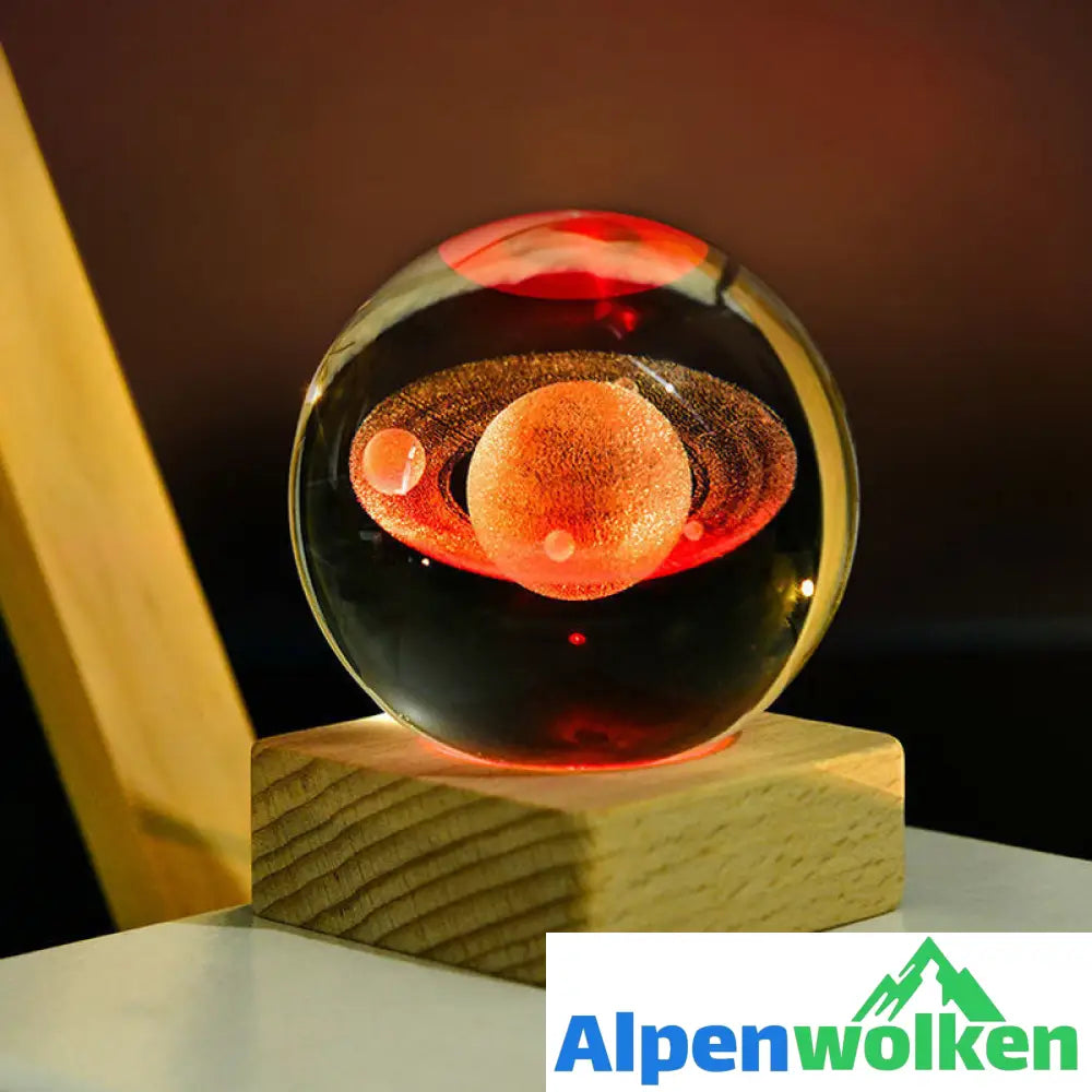 🪄Weihnachtsrabatt-50% Rabatt✨3D Galaxy Kristallkugel Nachtlicht Dekorlampe