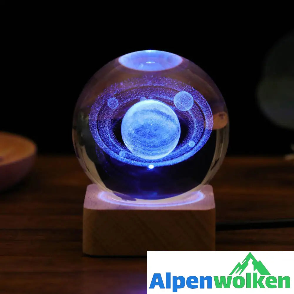 🪄Weihnachtsrabatt-50% Rabatt✨3D Galaxy Kristallkugel Nachtlicht Dekorlampe