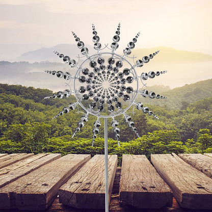 Neue Anti-Rost Magische Metall-Windmühle-Kinetische Metall-Windspinner