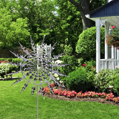 Neue Anti-Rost Magische Metall-Windmühle-Kinetische Metall-Windspinner