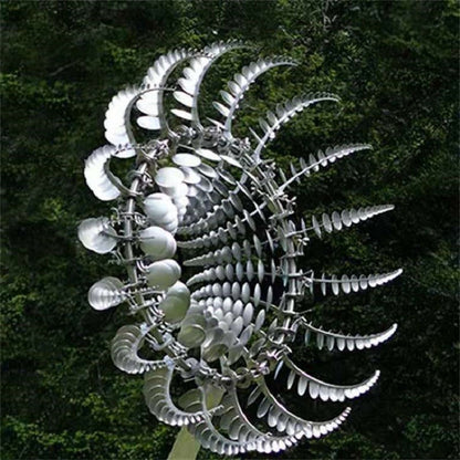 Neue Anti-Rost Magische Metall-Windmühle-Kinetische Metall-Windspinner