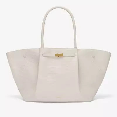 Sandsberg | Tassa Luxus Oversized Schultertasche mit goldener Verschluss - Elegante Minimalistische Tote für Frauen