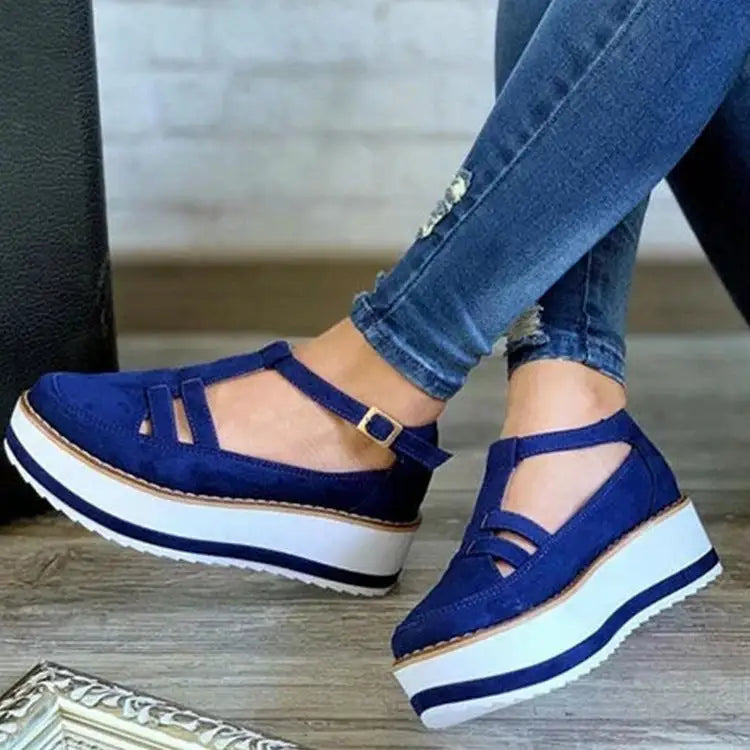 Schnalle Muffin dick hohl Schuh