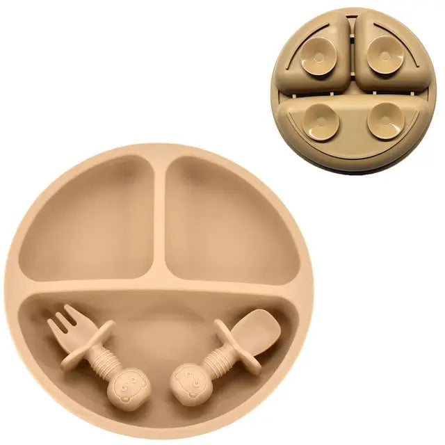 Baby-Silikon-Teller-Set