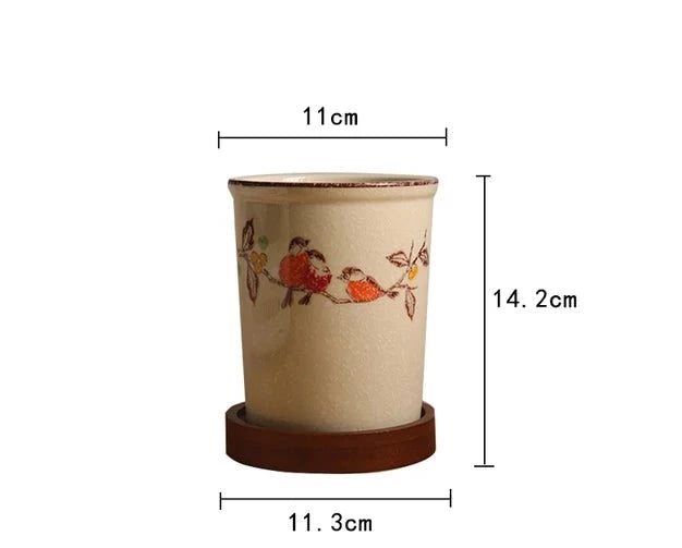Essstäbchenröhre aus Keramik im japanischen Stil