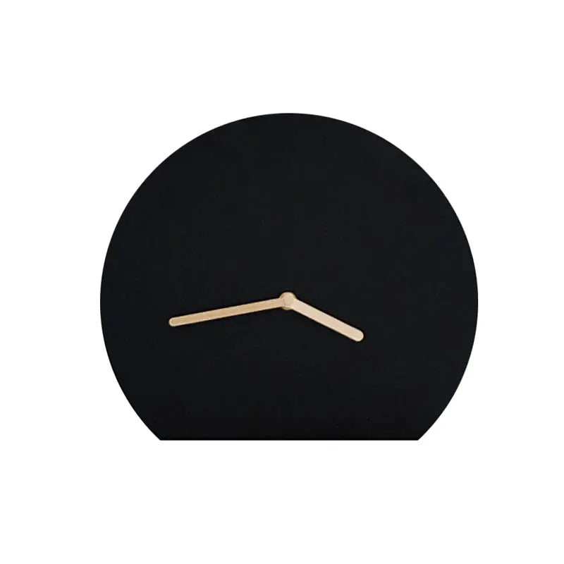 Minimalistische Tischuhr aus Metall
