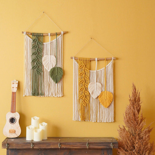 Makramee Wandbehang Wandteppich Wanddekoration Boho