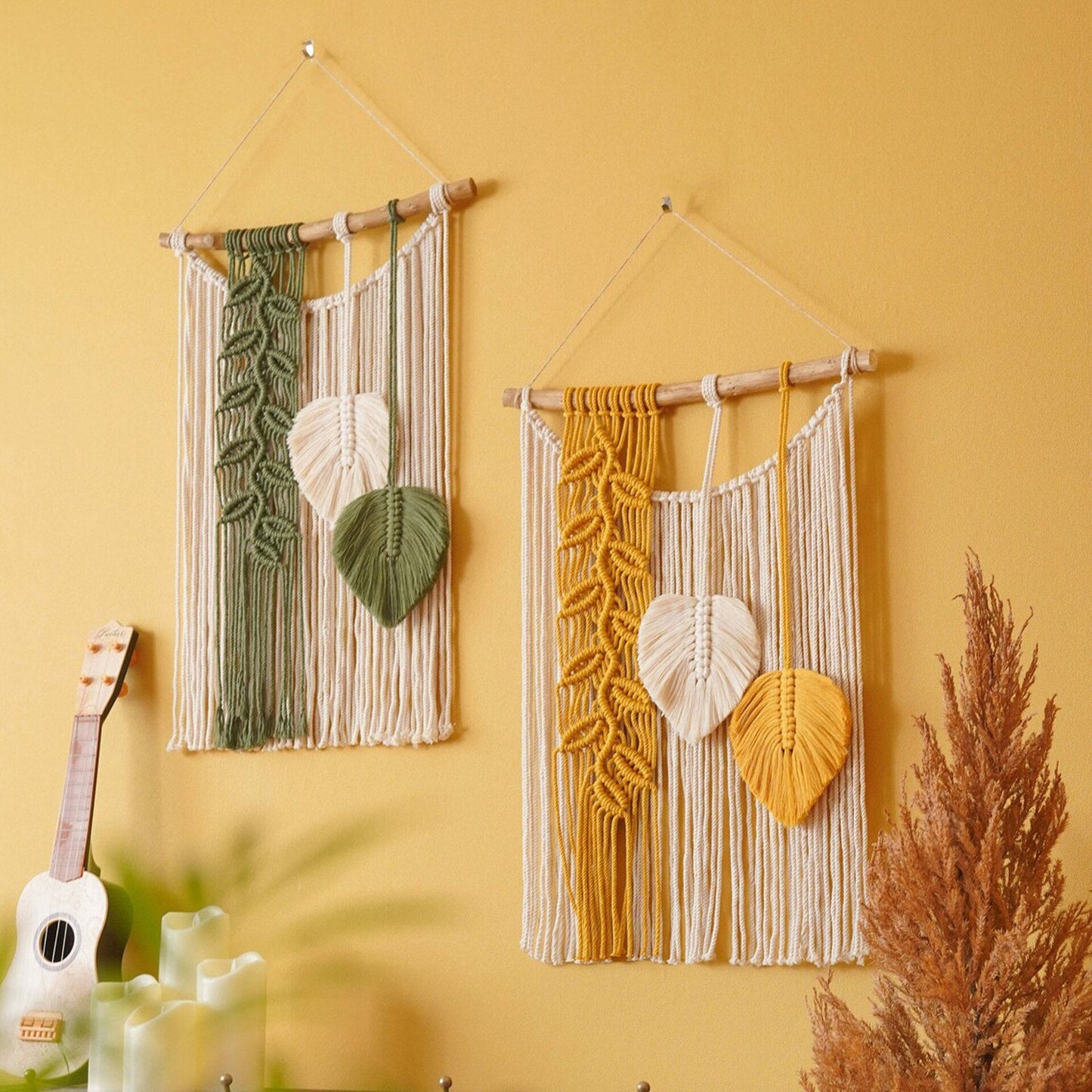 Makramee Wandbehang Wandteppich Wanddekoration Boho