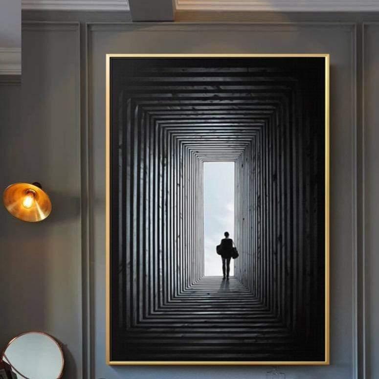 Geheimnisvolle Labyrinth-Leinwand